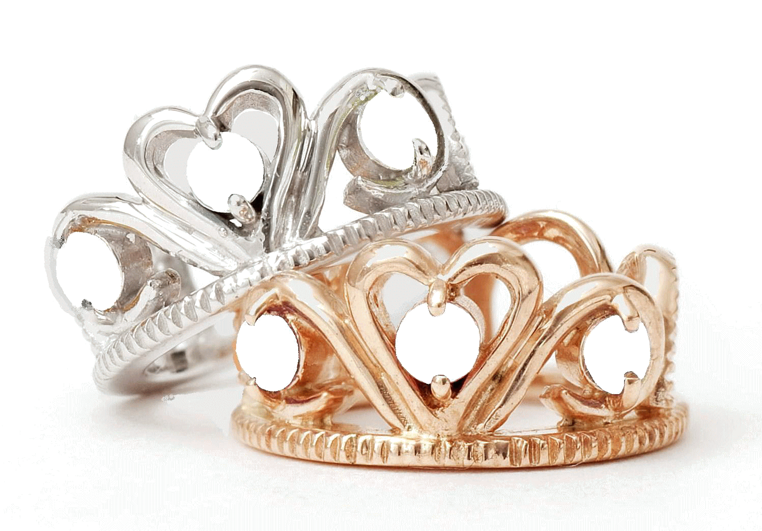 誕生石の組み合わせ　お守りんぐティアラハート